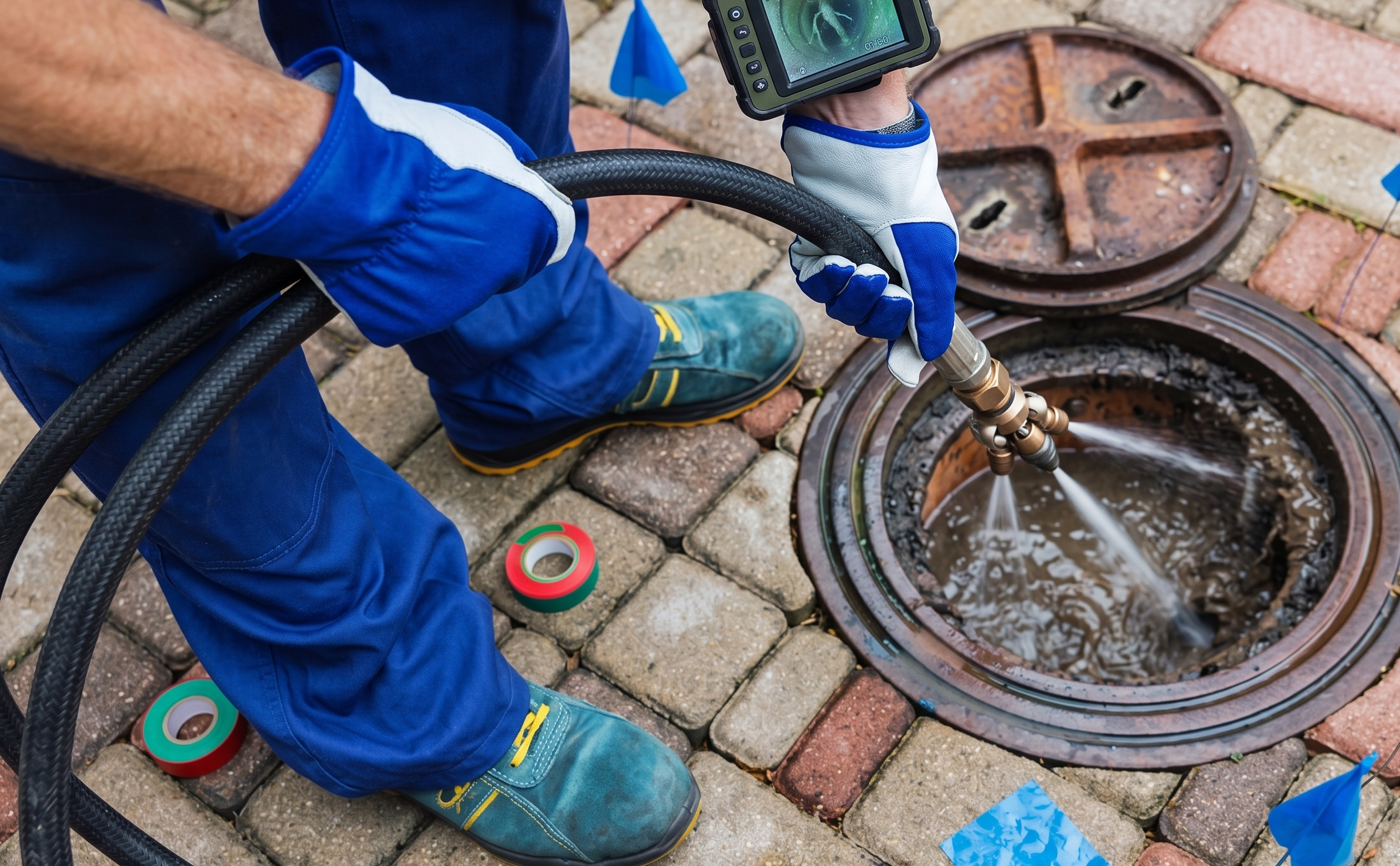 Snaking vs. hydro jetting drain cleaning methods