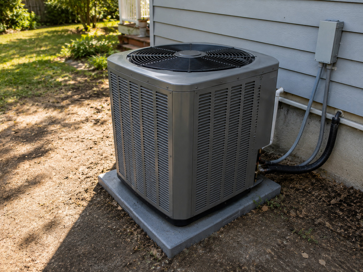 HVAC technician performing HVAC services in Plain City to improve indoor air quality and comfort